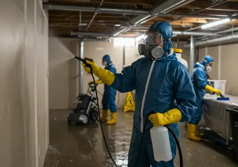 Basement Sanitization and Antimicrobial Treatment process in Rhinebeck, NY